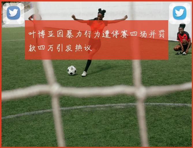叶博亚因暴力行为遭停赛四场并罚款四万引发热议